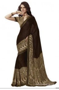 Ishin Printed Fashion Georgette Sari